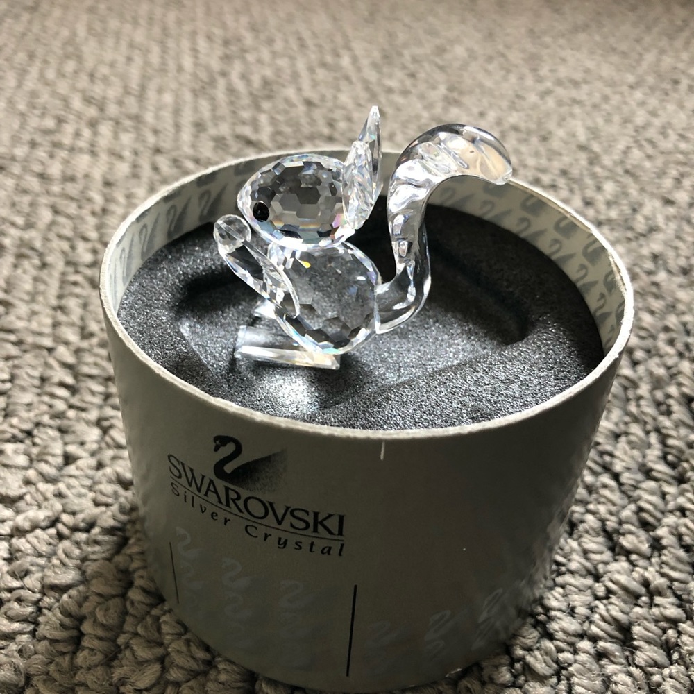 Swarovski crystal squirrel